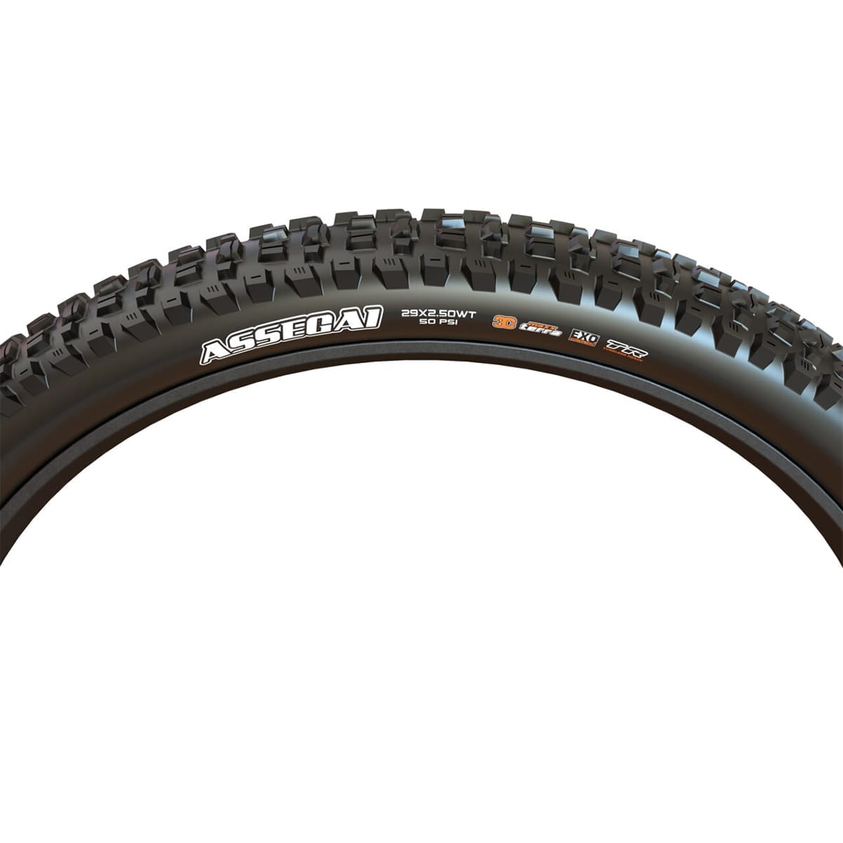 Copertone rigido MAXXIS ASSEGAI 29x2.50 WT BikePark DH Tubeless Ready nero