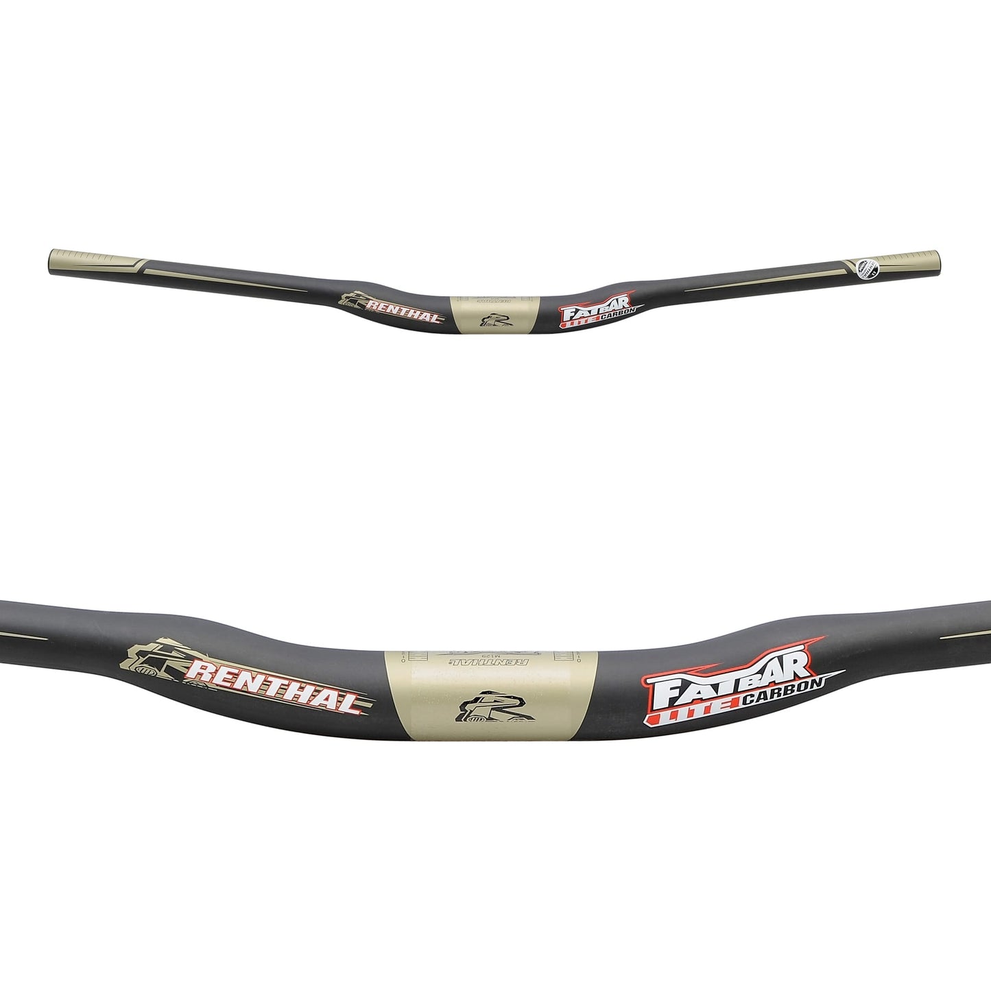 Manubrio in carbonio RENTHAL FATBAR LITE Rise 20mm 760mm Nero