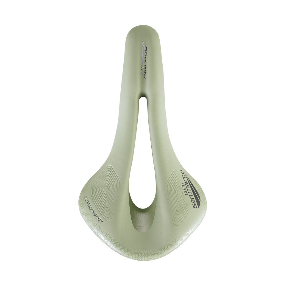 Sella SAN MARCO ALLROAD SUPERCOMFORT OPEN-FIT RACING L3 Larghezza 146mm Binari in acciaio Xsilite Beige