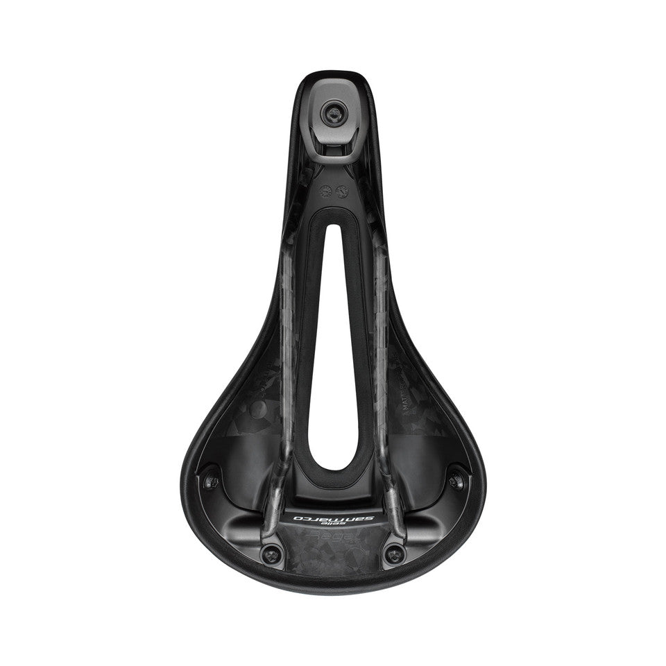 Sella SAN MARCO REGAL SHORT OPEN-FIT CARBON FX S3 Larghezza 140mm Binari in carbonio