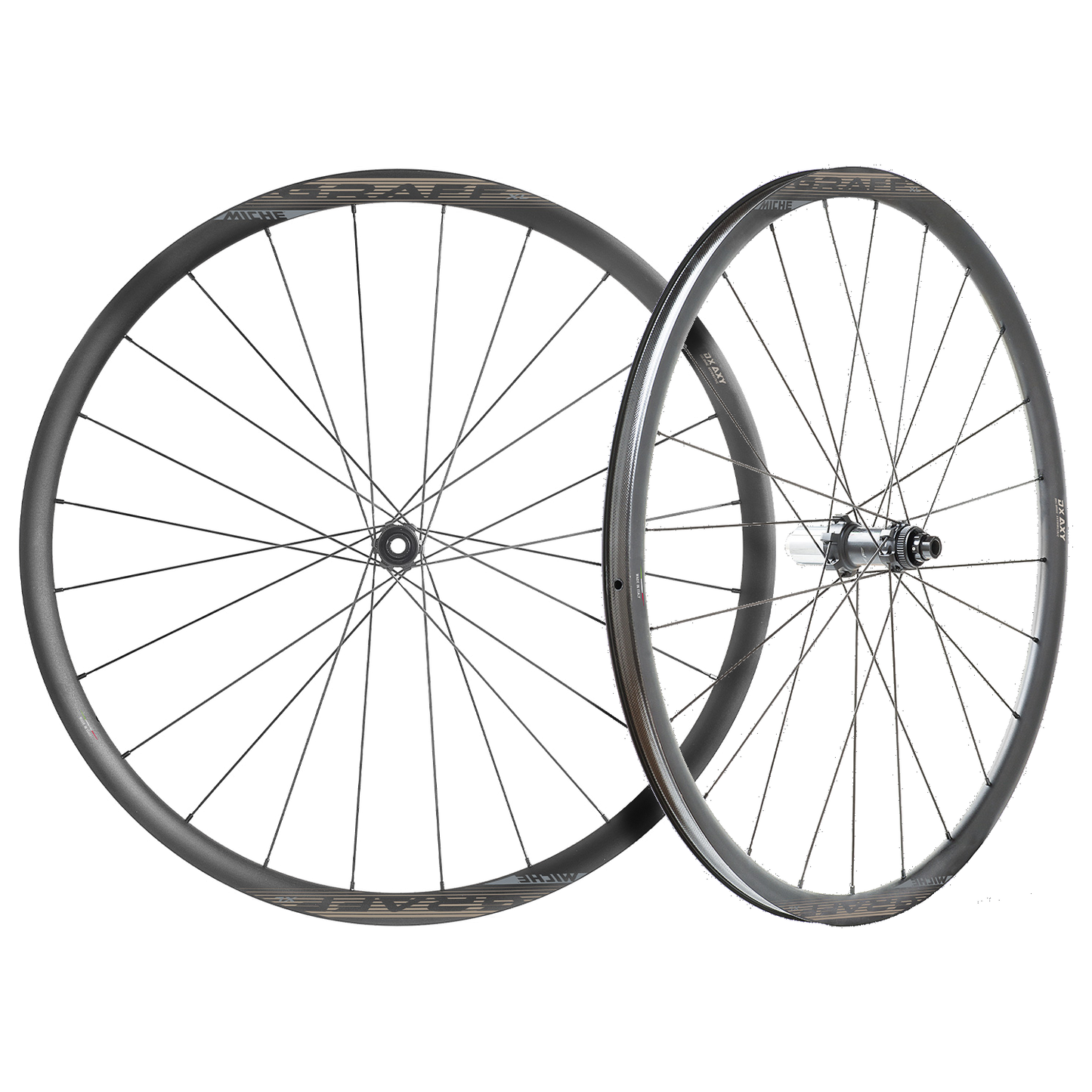 Coppia di ruote MICHE GRAFF XL DISC Tubeless Ready (Center Lock)