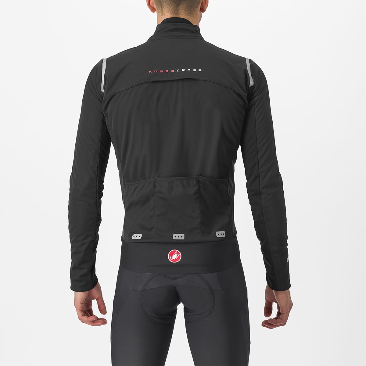 CASTELLI ALPHA DOPPIO ROS Giacca Nero/Reflex