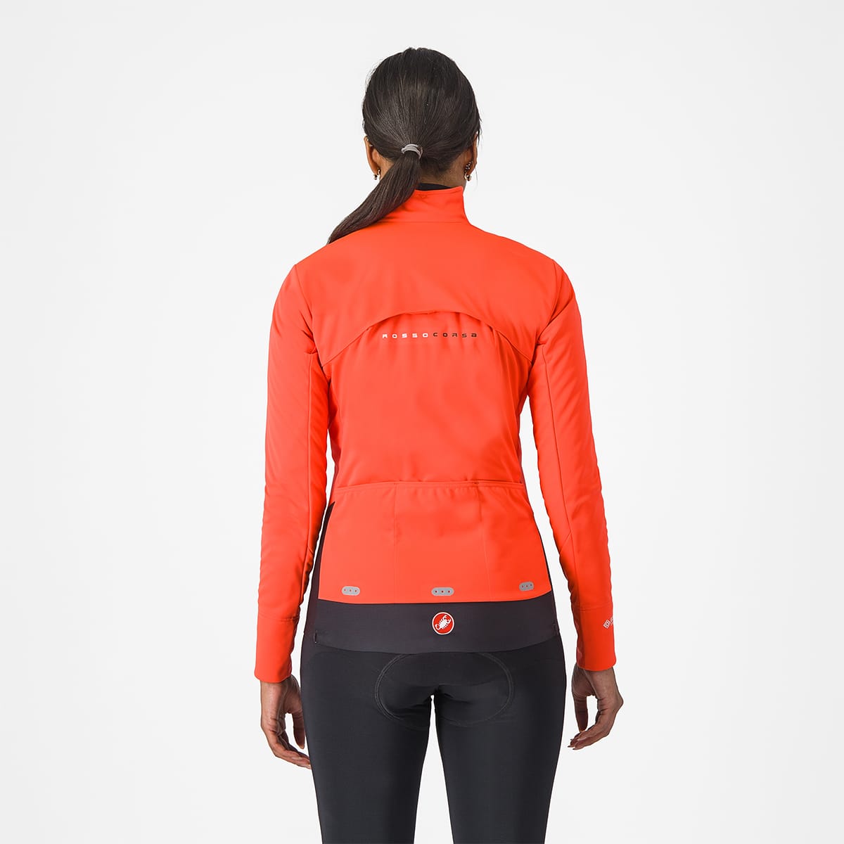 Giacca CASTELLI ALPHA DOPPIO ROS Donna Corallo/Nero