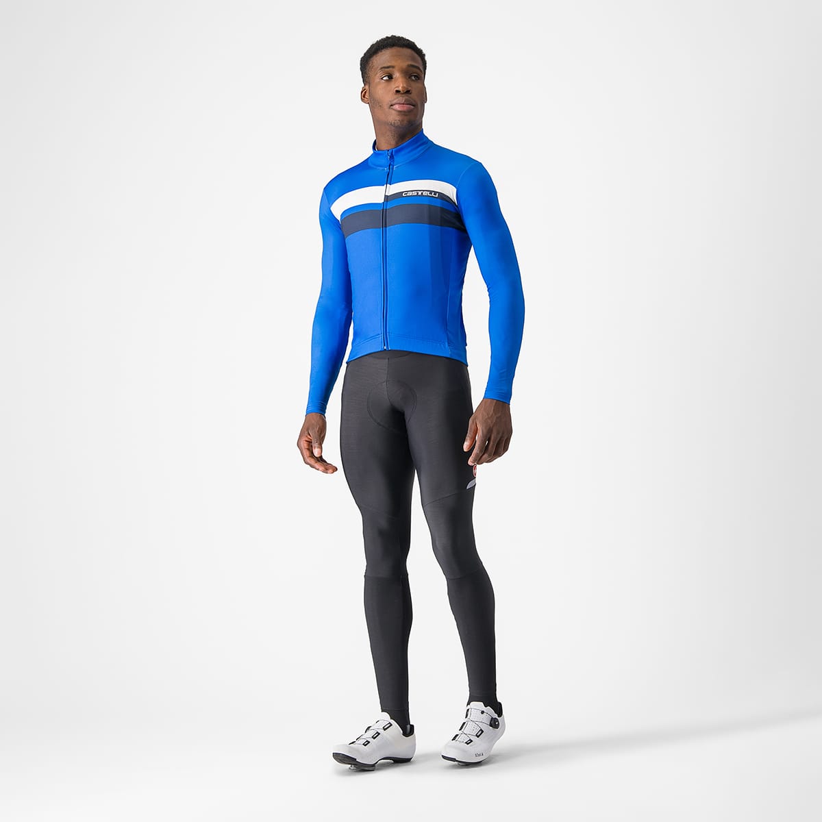 CASTELLI LINEARE Maglia a maniche lunghe blu