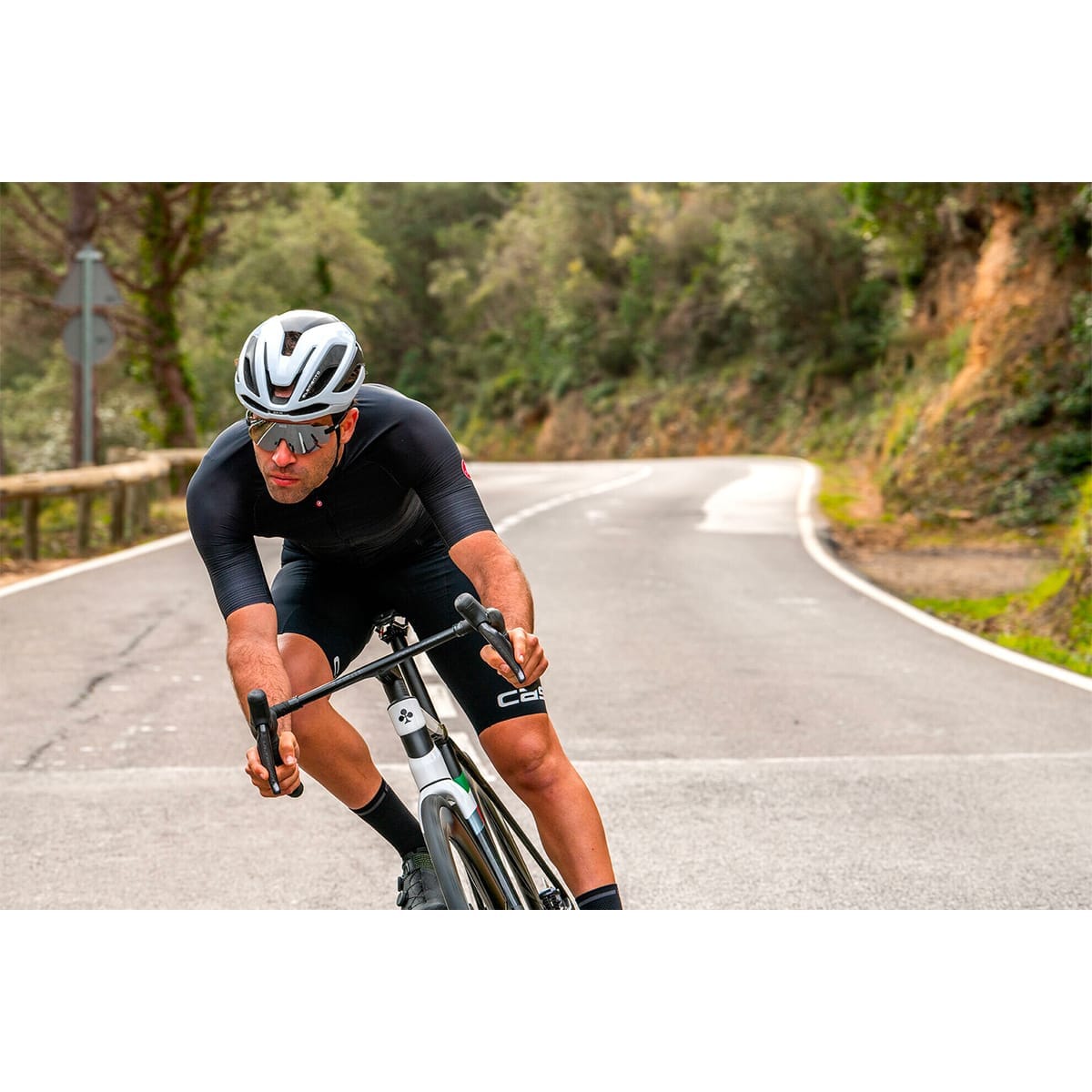 Casco da strada KASK ELEMENTO Bianco