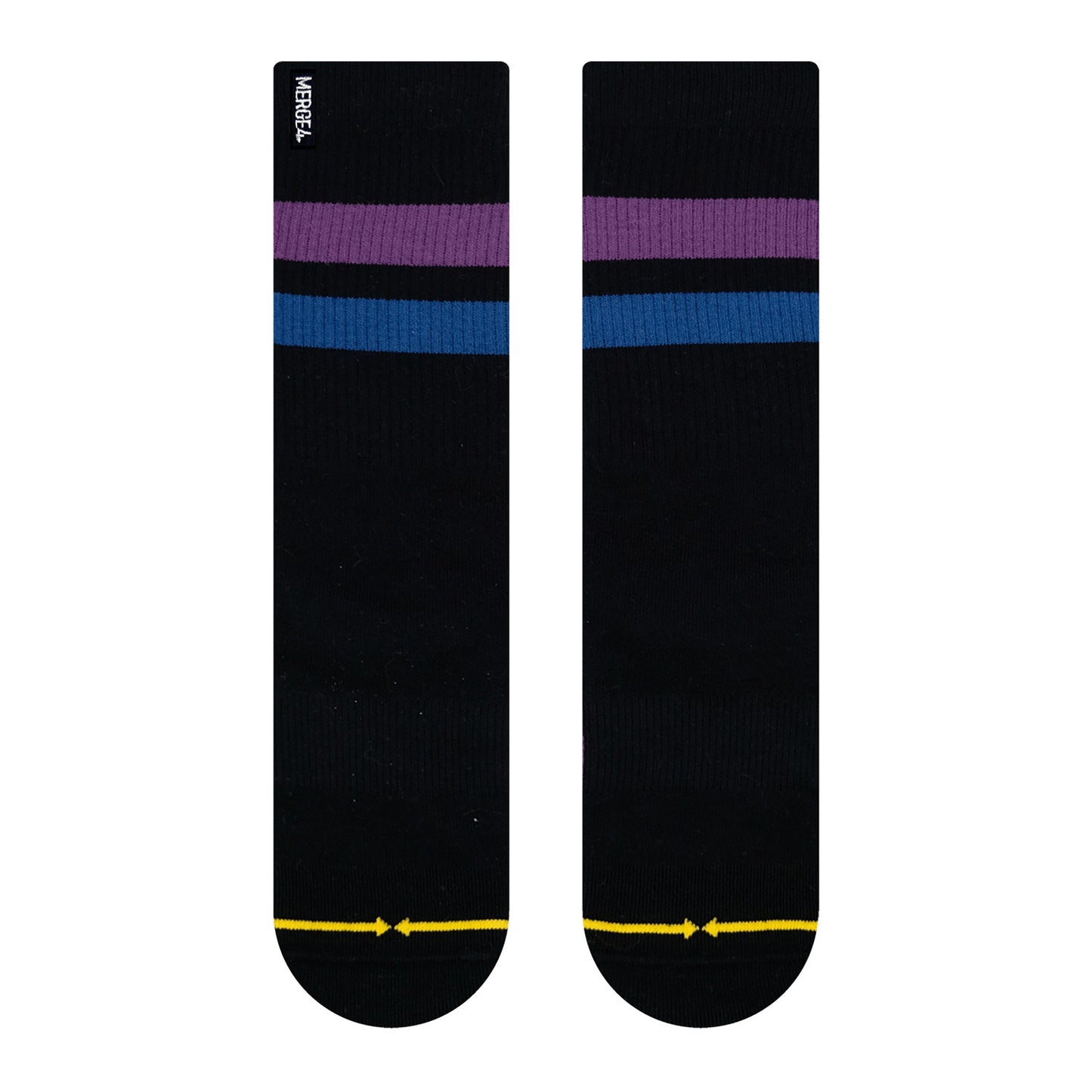 MERGE4 Calzini REPREVE SUBLTE GRAPE BLACK