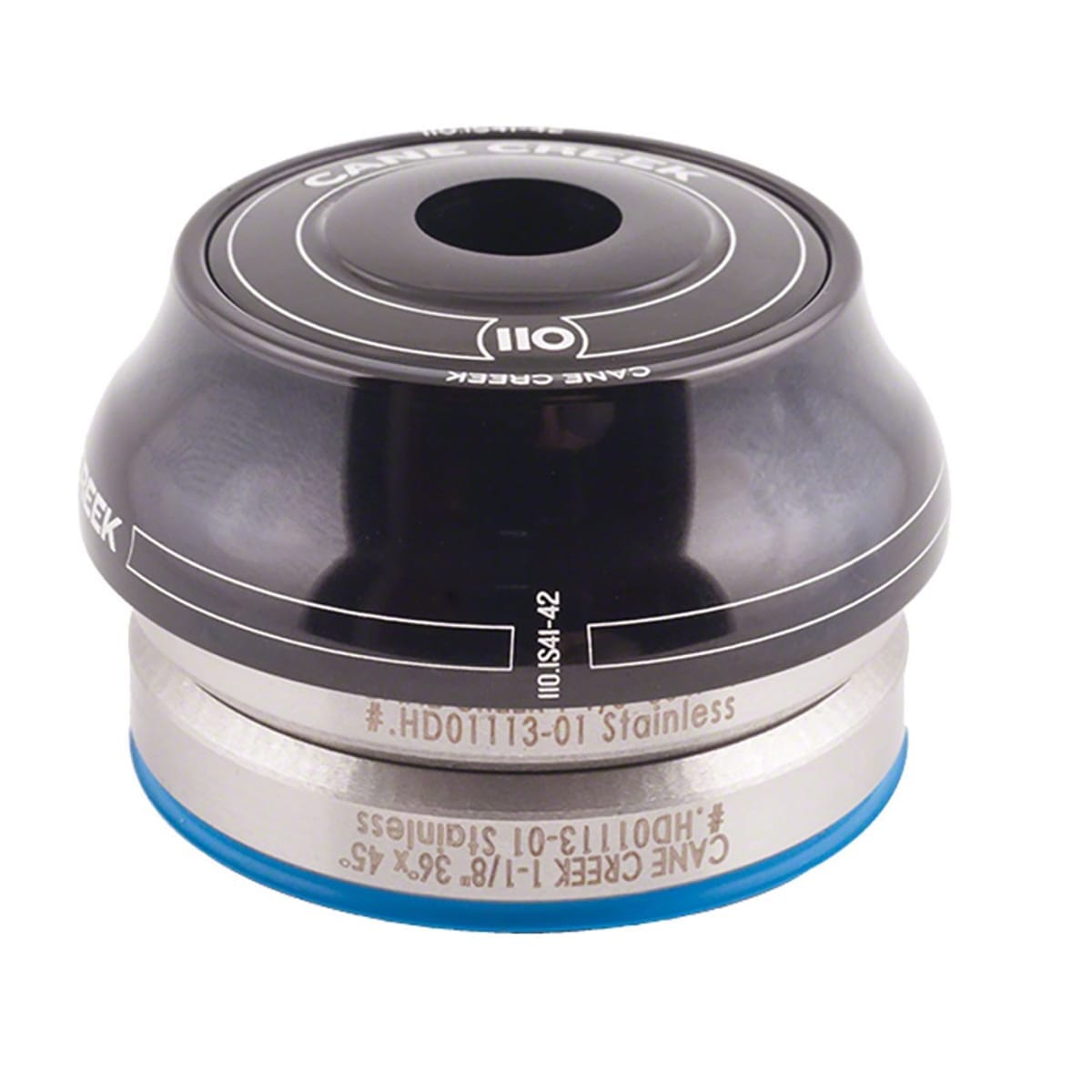 Serie Sterzo Integrata CANE CREEK 110 SERIES 1"1/8 Coppa Alta IS41-IS41 BAA0145K Nero