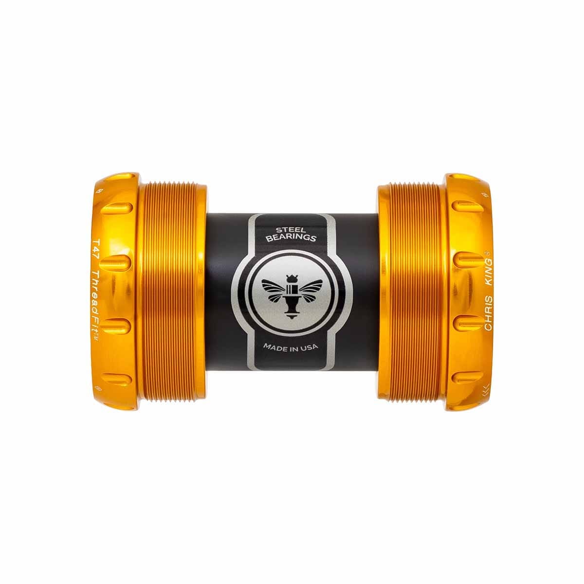 Movimento centrale CHRIS KING ThreadFit T47 30x 68/73mm Oro