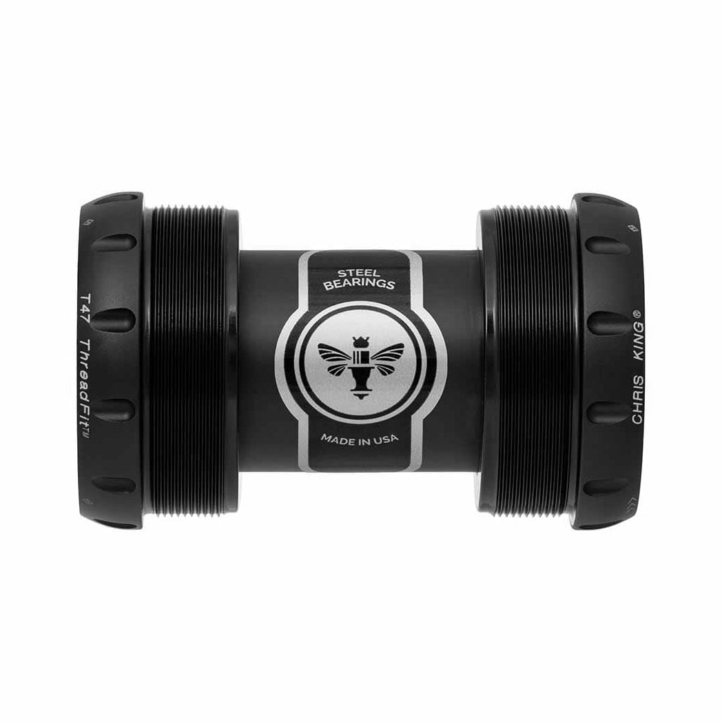 Movimento Centrale CHRIS KING ThreadFit T47 30x 68/73mm Nero / Oro