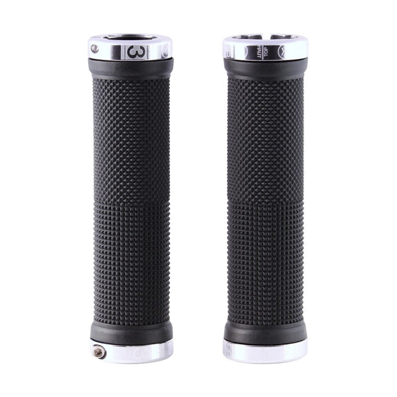 Grips SB3 KHEOPS Lock-On 129 mm Nero/Argento