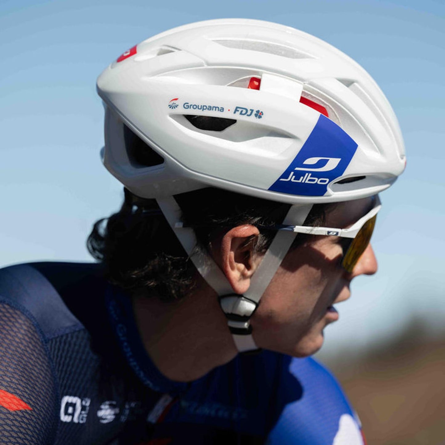 JULBO FINISHER EVO FDJ Casco da strada bianco