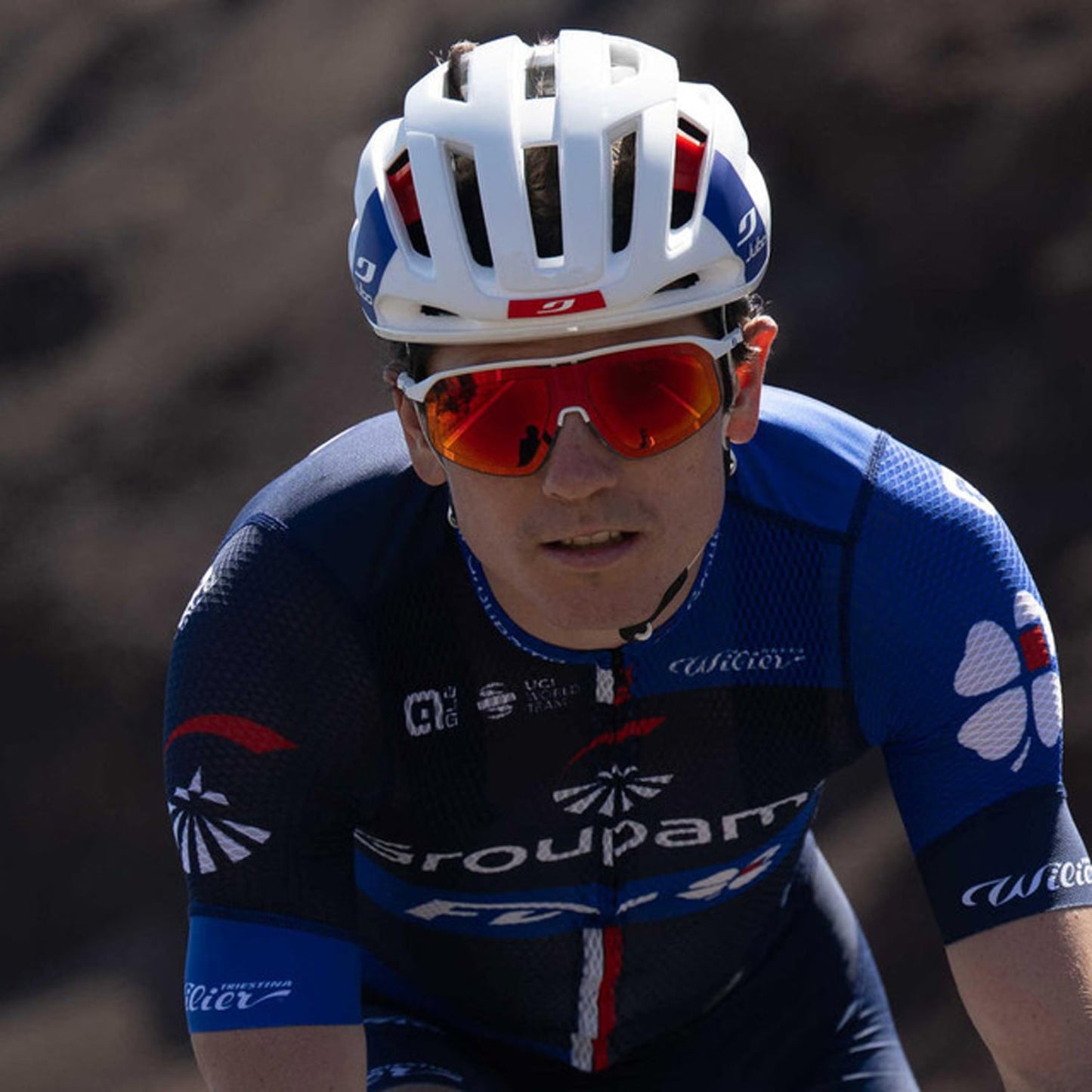 JULBO FINISHER EVO FDJ Casco da strada bianco