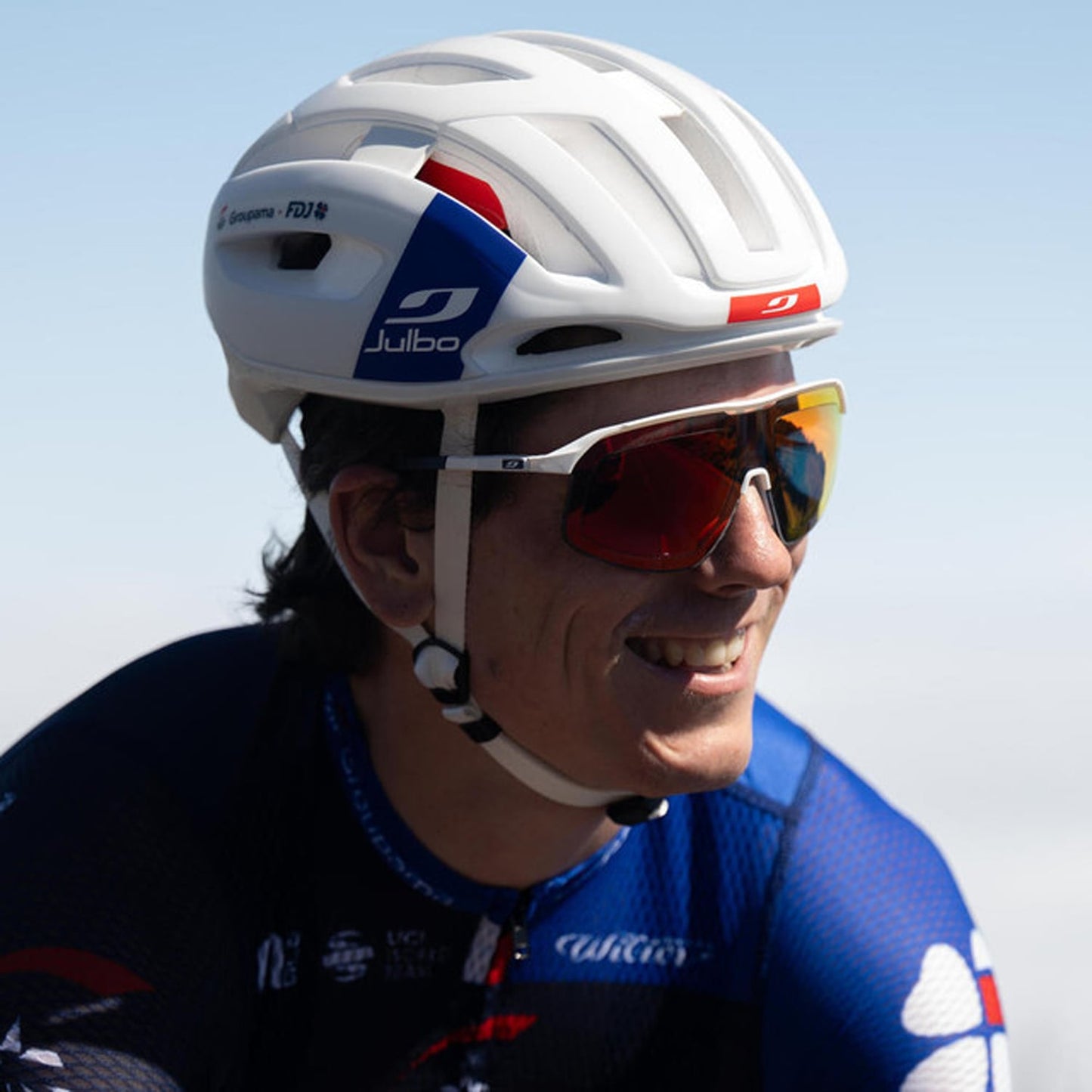 JULBO FINISHER EVO FDJ Casco da strada bianco