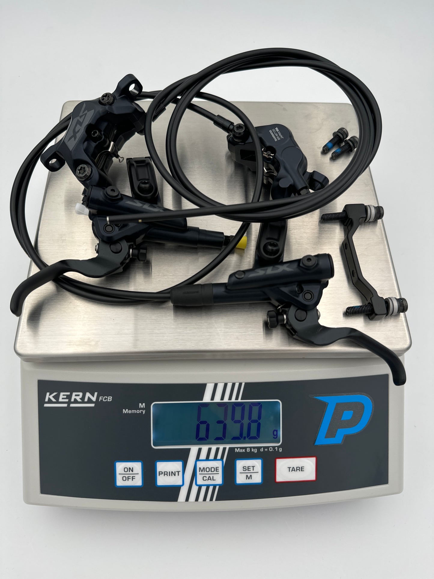 Coppia di freni SHIMANO SLX M7120 4 pistoni J-Kit Discless