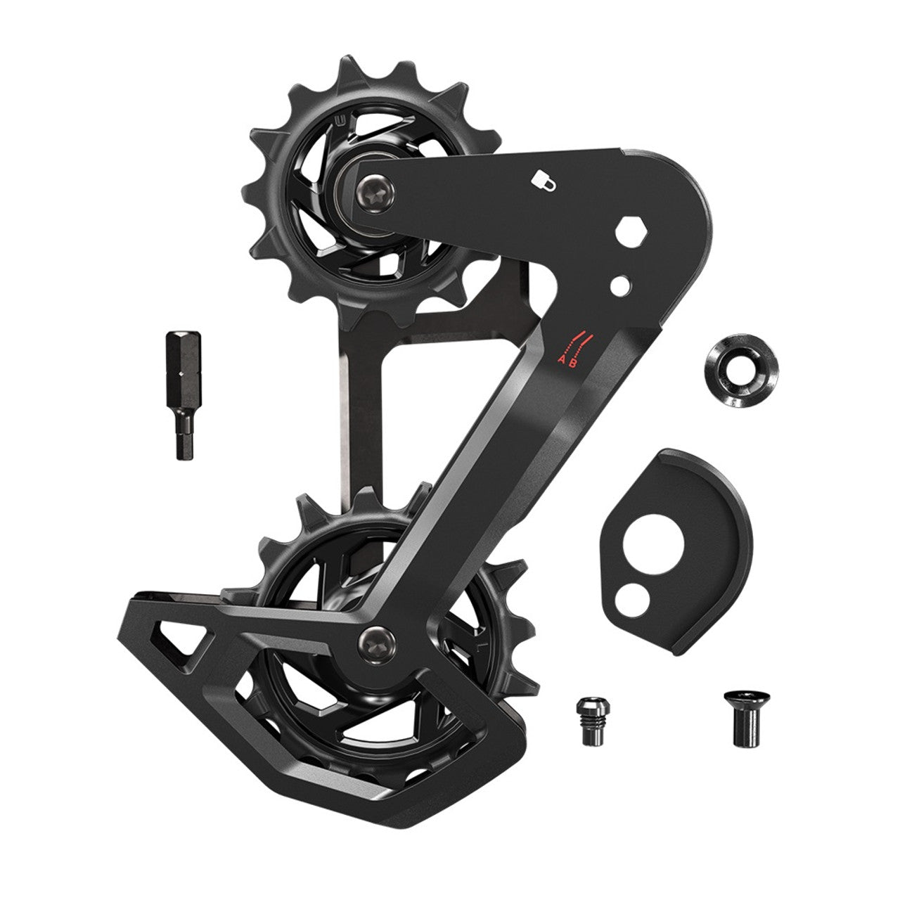 SRAM XO/XX/XX-SL T-TYPE EAGLE AXS Gabbia per deragliatore e ruote