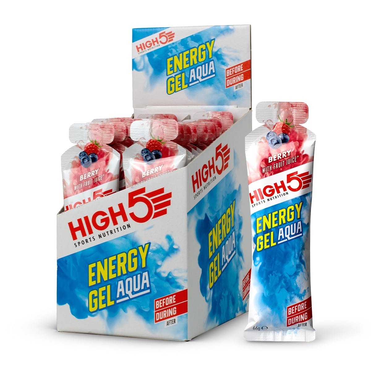 Energy Gel HIGH5 ENERGY GEL Acqua (66g) Frutti rossi