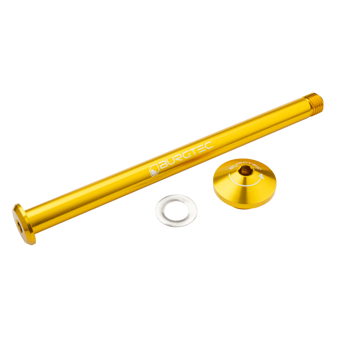 BURGTEC Asse ruota posteriore 171mm per telaio Yeti Gold