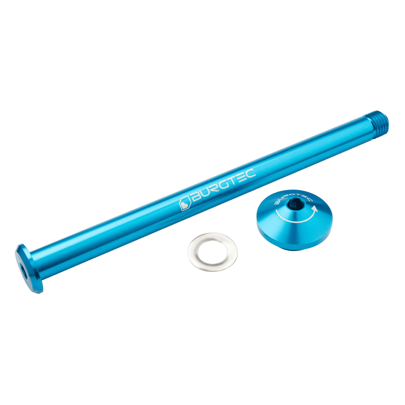 BURGTEC Asse ruota posteriore 171mm per telaio Yeti Blu