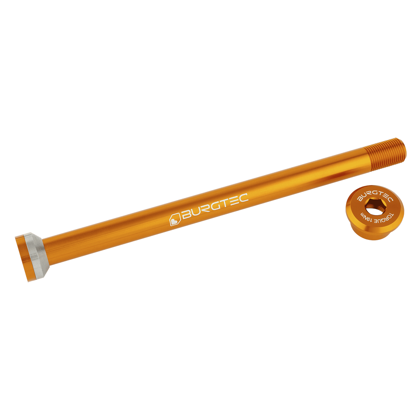 Asse della ruota posteriore da 171 mm BURGTEC per telai Transition Orange
