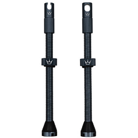 Valvole Tubeless PEATY'S x Chris King MK2 Presta 80 mm (x2) Grigio