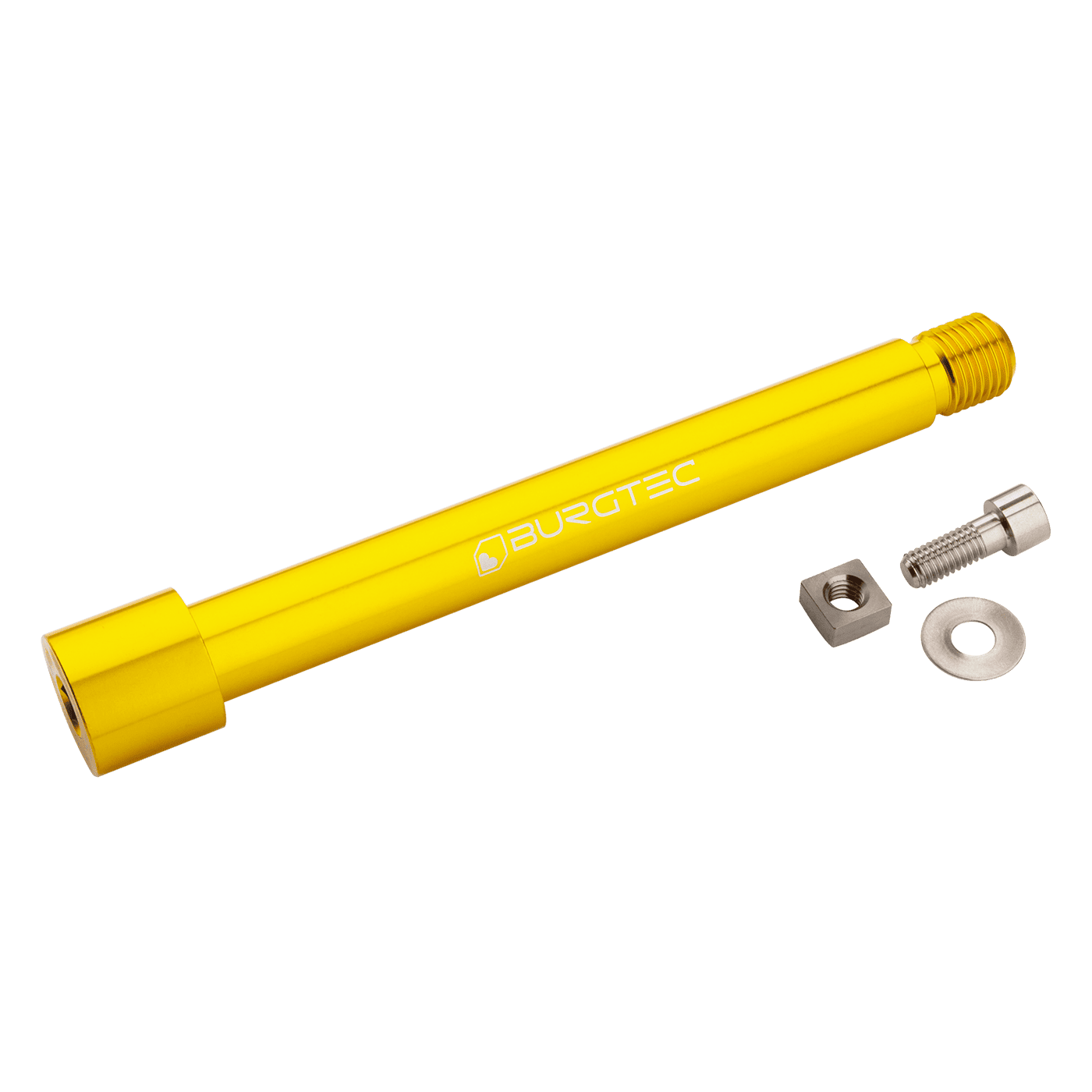 BURGTEC Asse Ruota Anteriore per Forcella FOX 15x110 mm Boost KaboltX 2021 Oro