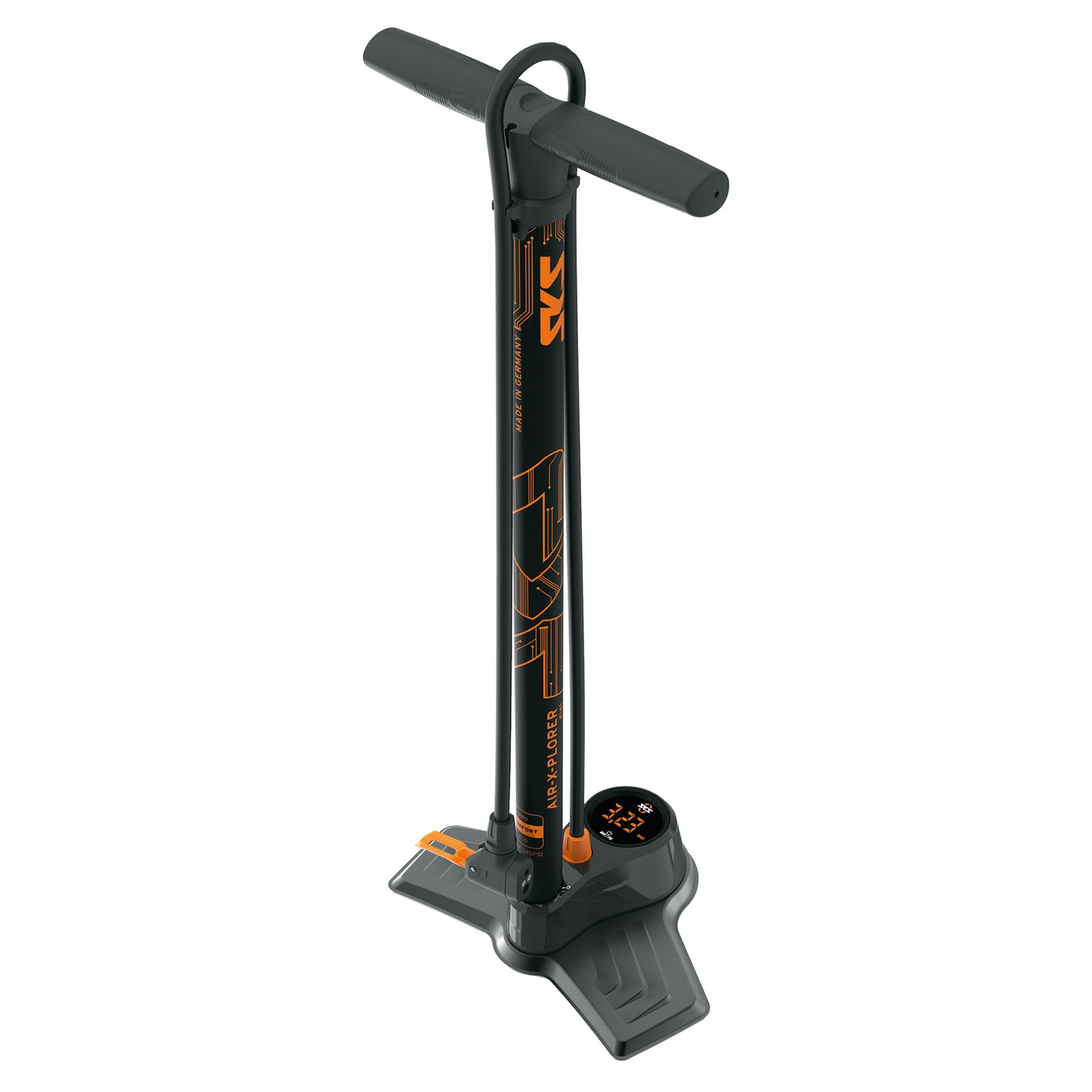 SKS GERMANIA Pompa a pedale AIR-X-PLORER DIGI 10.0