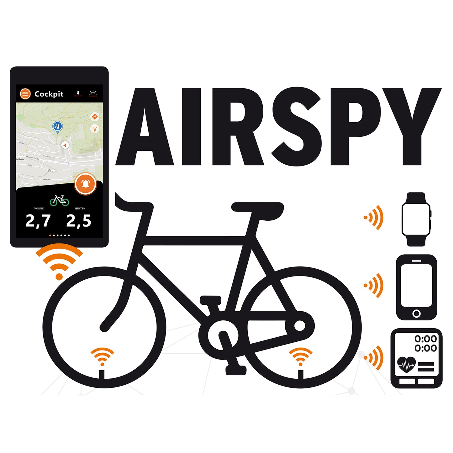 Regolatori di pressione digitali SKS GERMANY AIRSPY PRESTA (x2)