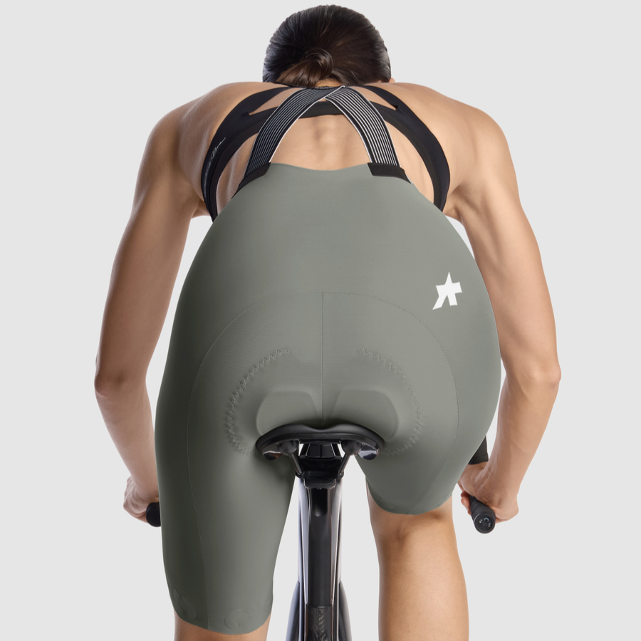 ASSOS DYORA R S11 Donna Salopette Khaki