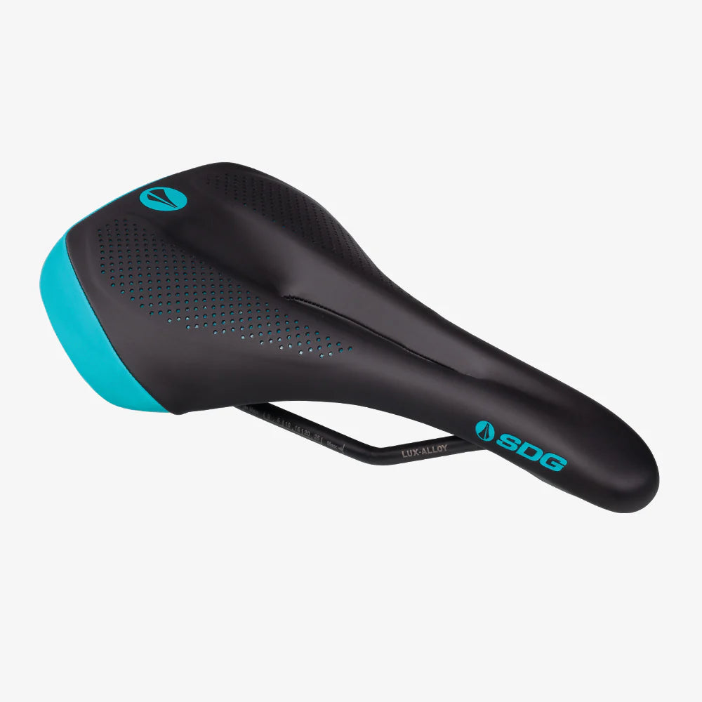 SDG ALLURE V2 Sella da donna con binari inux, nero/turchese in lega