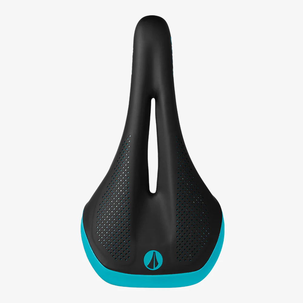 SDG ALLURE V2 Sella da donna con binari inux, nero/turchese in lega