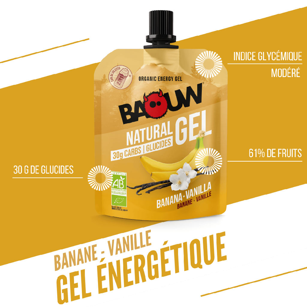 BAOUW BIO Gel energetico banana-vaniglia (85g)
