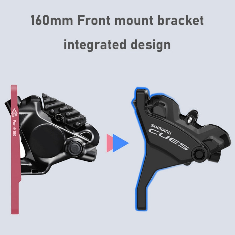 SHIMANO CUES U6030 Mono Flatmount senza leva sinistra e pinza anteriore