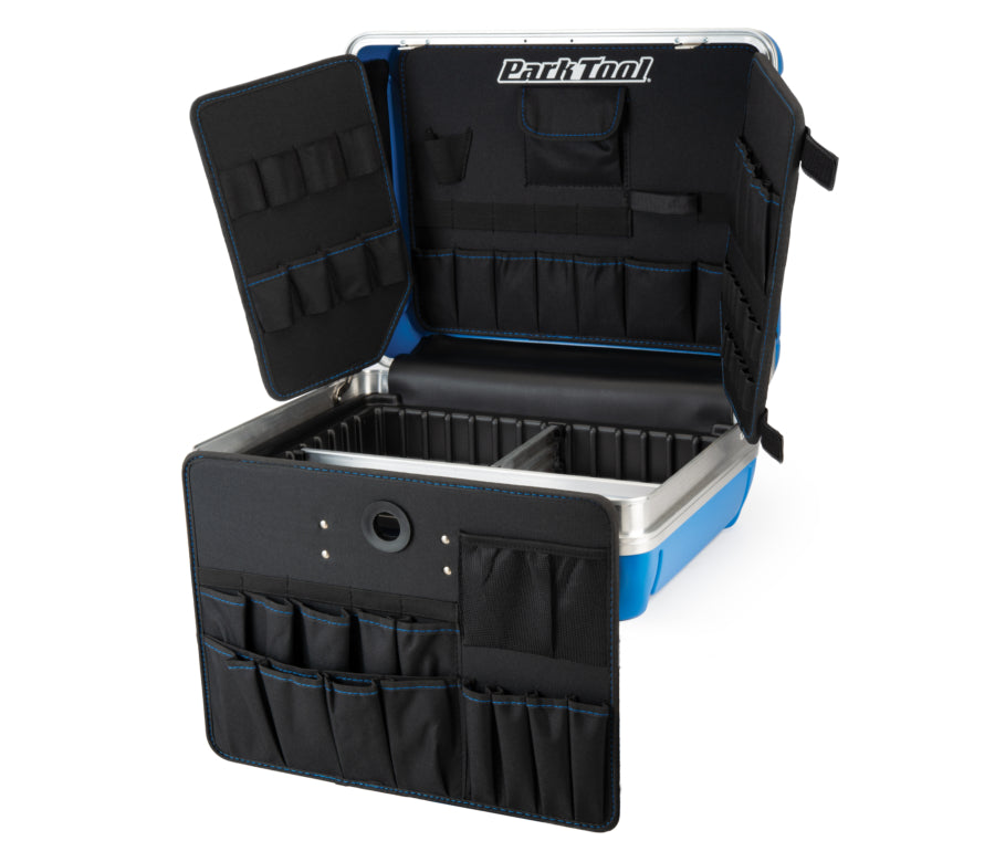 Park Tool BX-2.2 valigetta aperta vista frontalmente