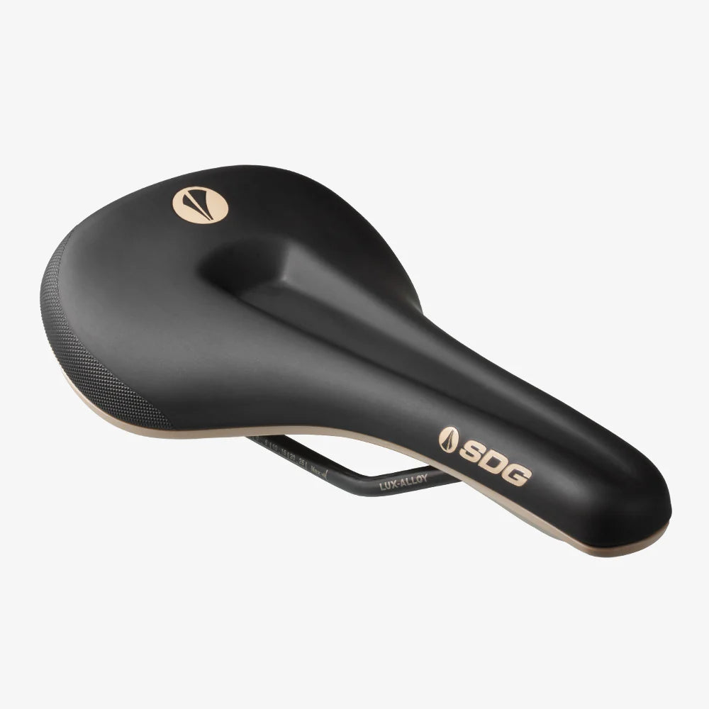 SDG BEL-AIR V3 MAX Sella Lux-Alloy con binari nero/beige