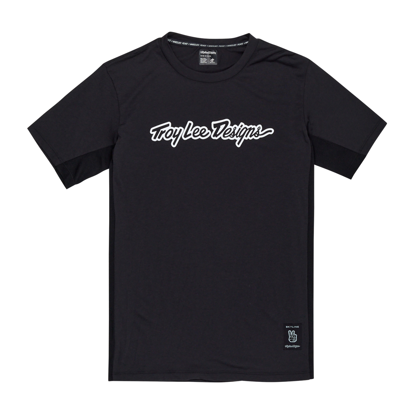 TROY LEE DESIGNS SKYLINE RIDE TEE SIGNATURE Maglia a maniche corte nera 2025