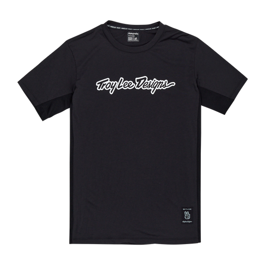 TROY LEE DESIGNS SKYLINE RIDE TEE SIGNATURE Maglia a maniche corte nera 2025