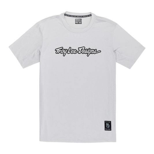 TROY LEE DESIGNS SKYLINE RIDE TEE SIGNATURE Maglia a maniche corte grigio 2025