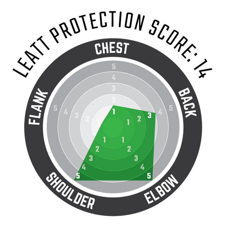 Gilet protettivo LEATT REAFLEX STEALTH Nero