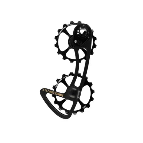 Gancio per deragliatore CERAMIC CYCLING oversize per Sram 10 e 11V Nero