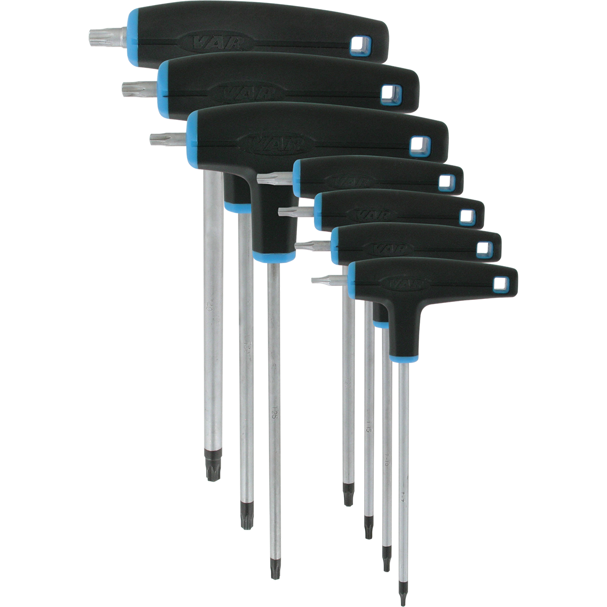 Set di 7 chiavi VAR CL-18200-07/40 Torx T