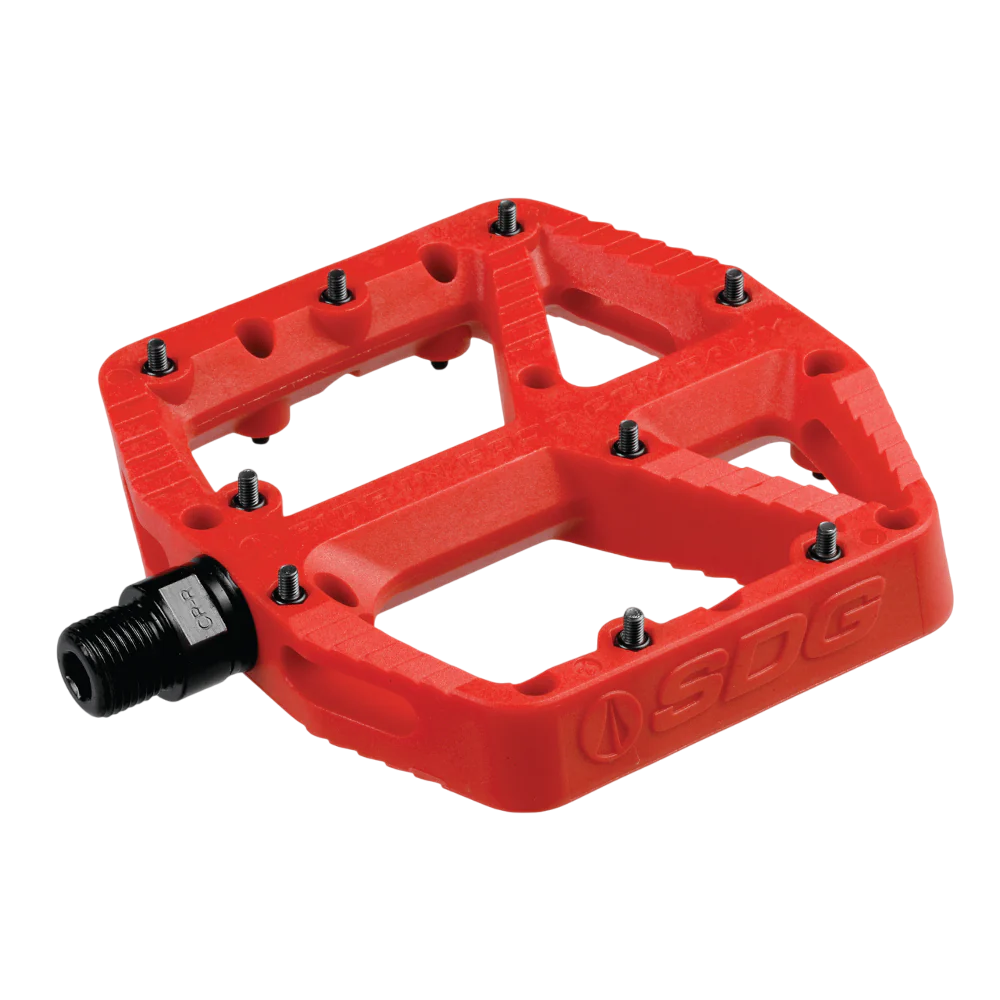 Pedali piatti SDG COMP Composite Rosso