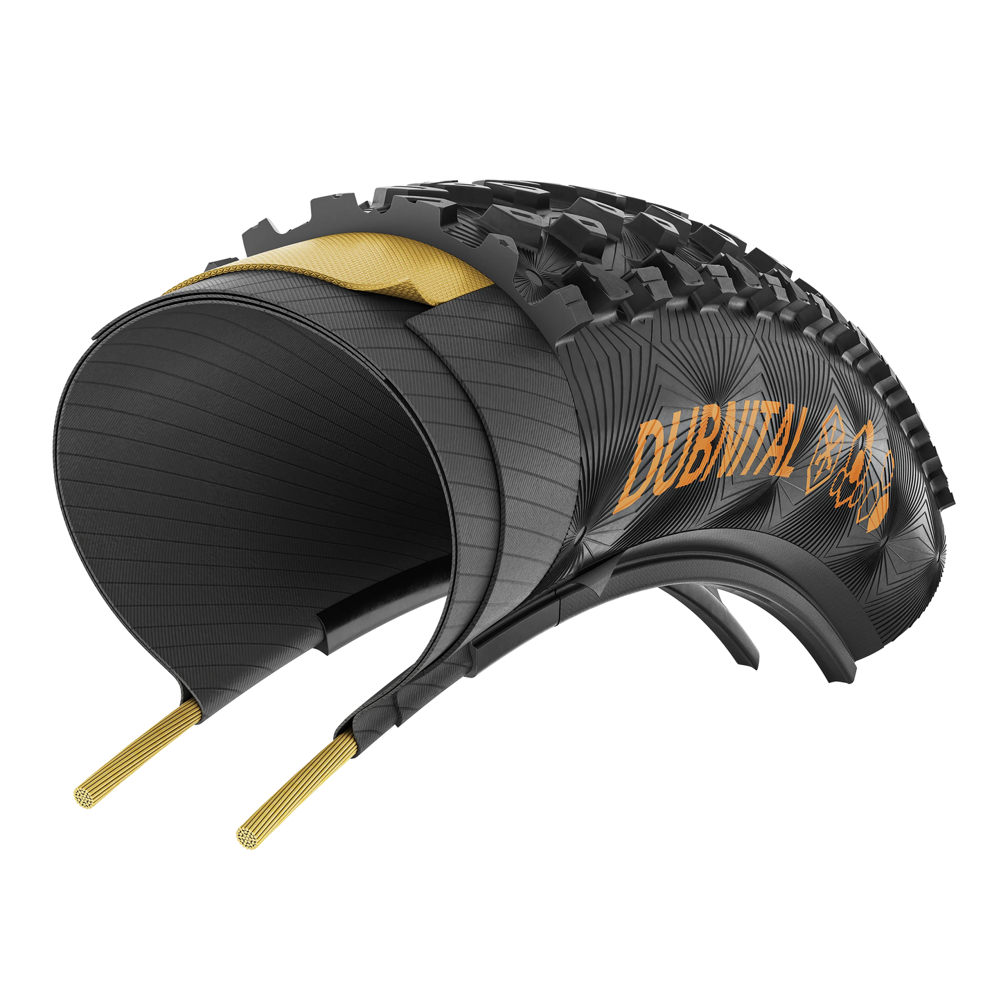 CONTINENTAL DUBNITAL Trail Rapid 29x2.40 Tubeless Ready Morbido Marrone Copertoni