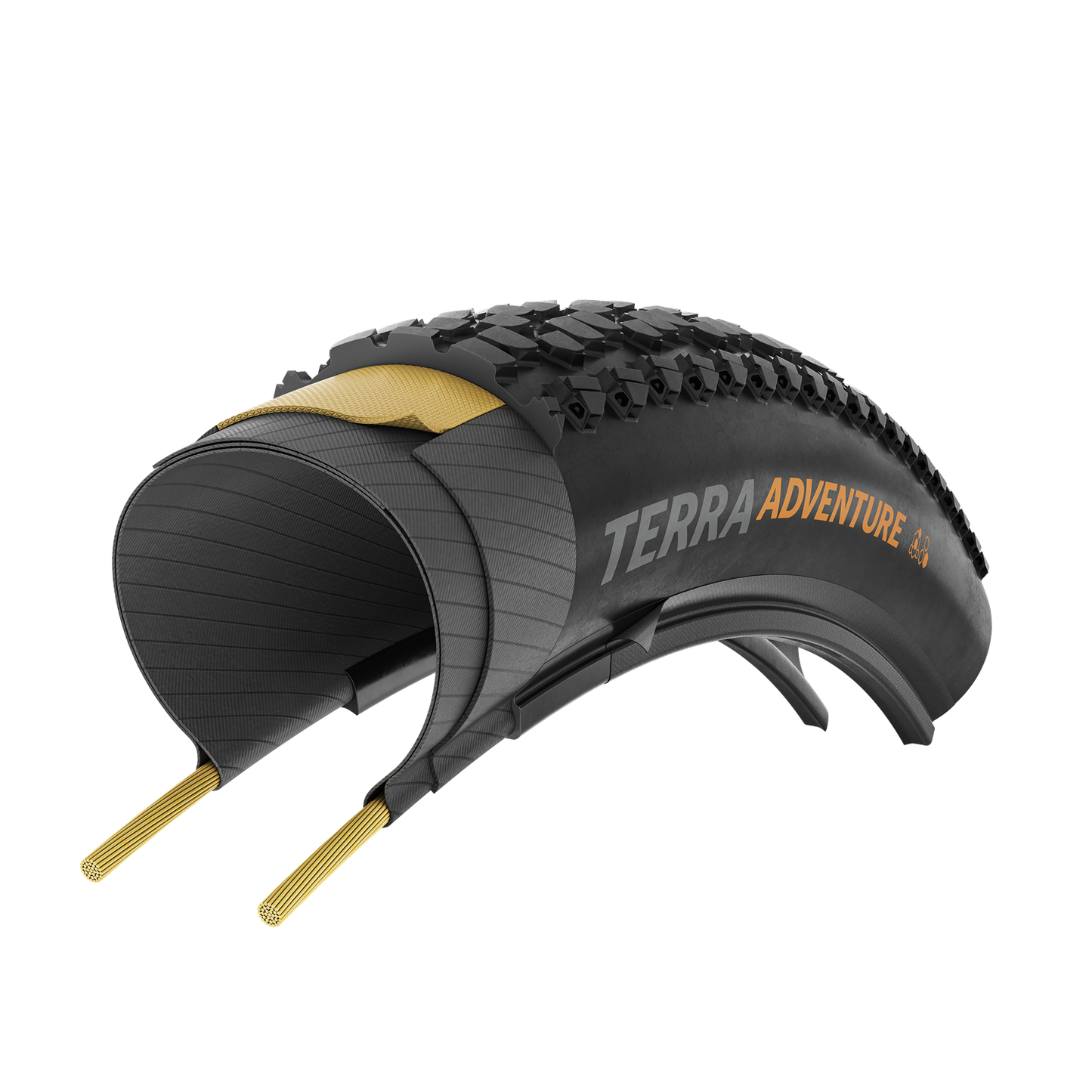 Pneumatico CONTINENTAL TERRA ADVENTURE TRAIL GRIP 700x55c Tubeless Ready Nero Reflex