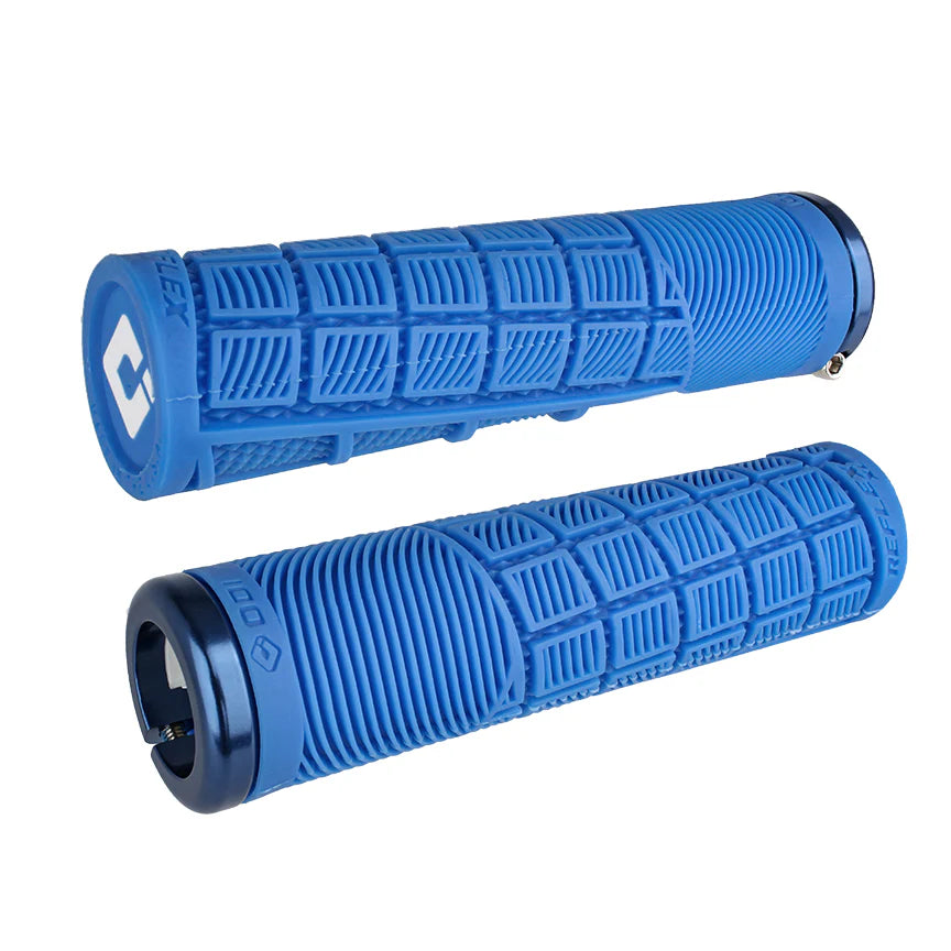 ODI REFLEX XL Manopole Lock-on 135 mm Blu