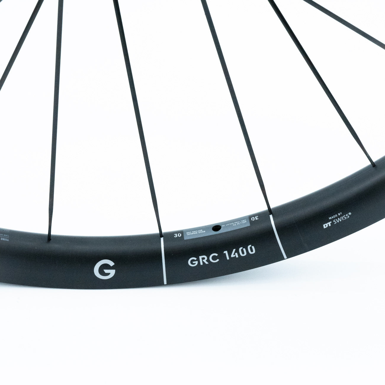 Coppia di ruote DT SWISS GRC 1400 DICUT 30 DISC Tubeless Ready (Centerlock)