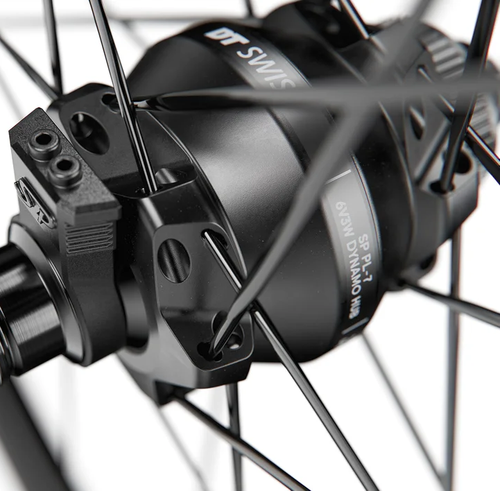 Coppia di ruote DT SWISS GR 1600 SPLINE 25 DISC Tubeless Ready (Center Lock) Dynamo