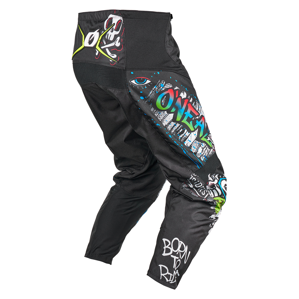 Pantaloni O'NEAL ELEMENT RANCID Nero/Bianco