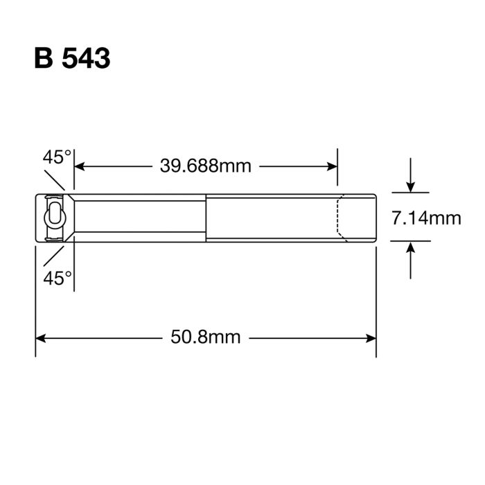 CUSCINETTI ENDURO B 543 2RS MAX - ABEC 3 MAX (contatto angolare) - 1 9/16''x2''x9/32'' Cuscinetto sterzo
