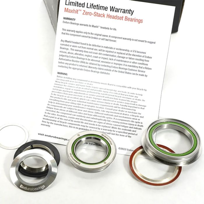 ENDURO BEARINGS Cuffia Maxhit 1"1/8 - 1,5" ZS44mm/ZS56mm Nero