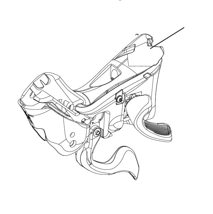 BLOCCHETTO DI INDICIZZAZIONE SINISTRO CAMPAGNOLO EKAR 13V SENZA MASTER CICLINDRO